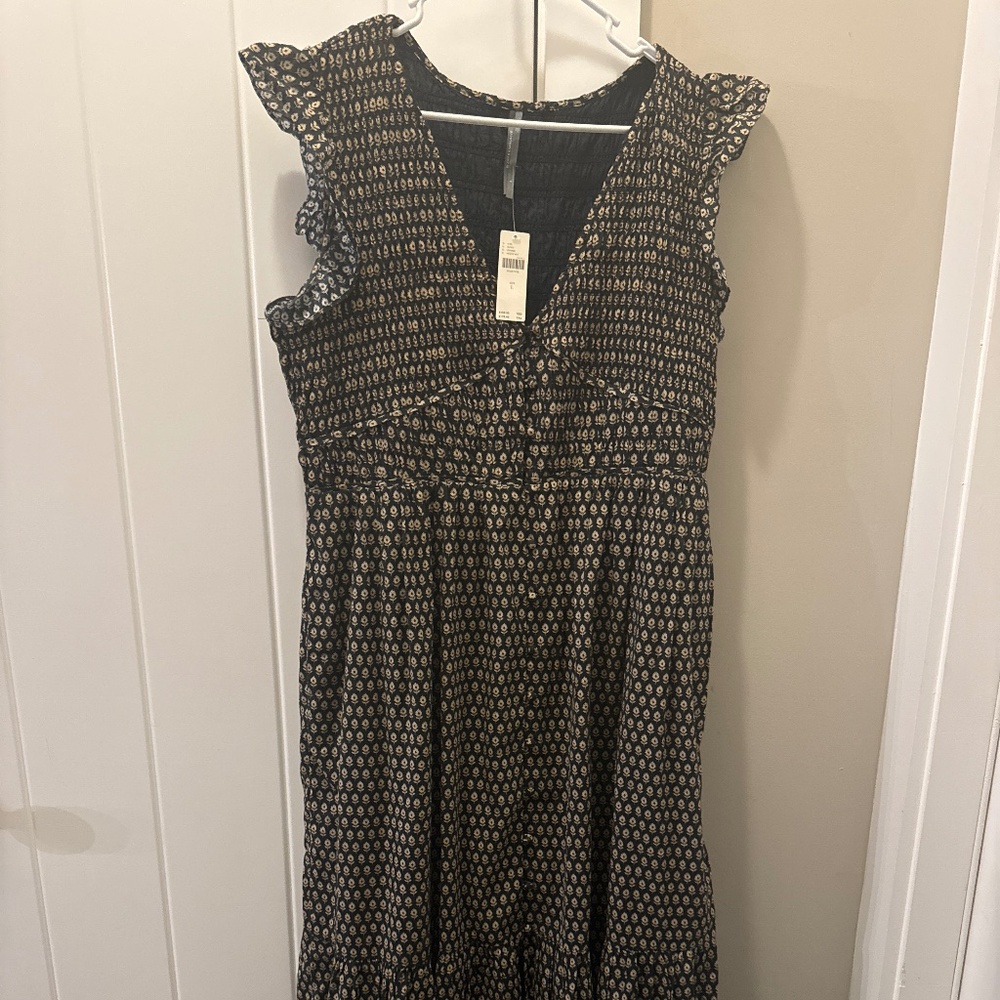 Anthropology NWT Large Maxi dress
